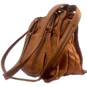 Vintage Le’Bulga New York Ultra-Soft Lambskin Backpack Purse - Rare Find